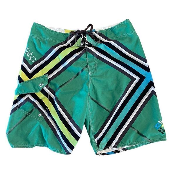 Billabong Board Shorts Men Surf Swim Trunks Brian Grubb Wake Series Size 36 - Picture 1 of 9